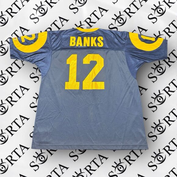 VTG 1997 St. Louis Rams Tony Banks #12 Alternative Champion NFL Jersey Size 52 - Picture 2 of 11
